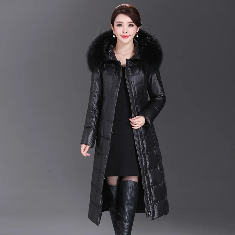 Shengyu Boya Over-The-Knee Long down Jacket for Middle-Aged and Elderly Ladieswears, Women's Jacket, Thickened Slimming Outerwear, New - Image 3