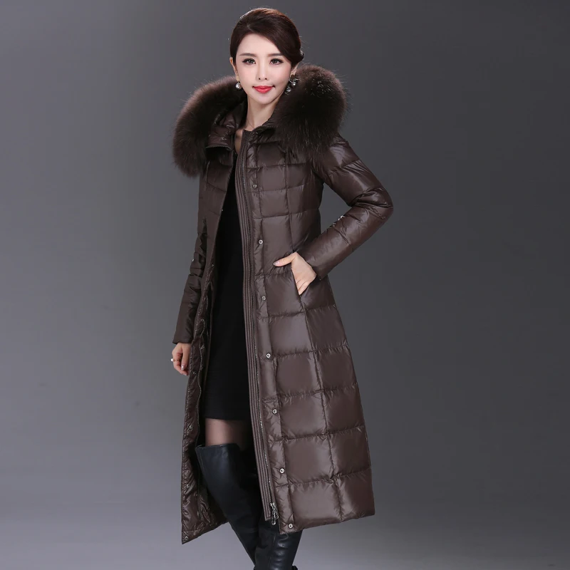 Shengyu Boya Over-The-Knee Long down Jacket for Middle-Aged and Elderly Ladieswears, Women's Jacket, Thickened Slimming Outerwear, New - Image 4