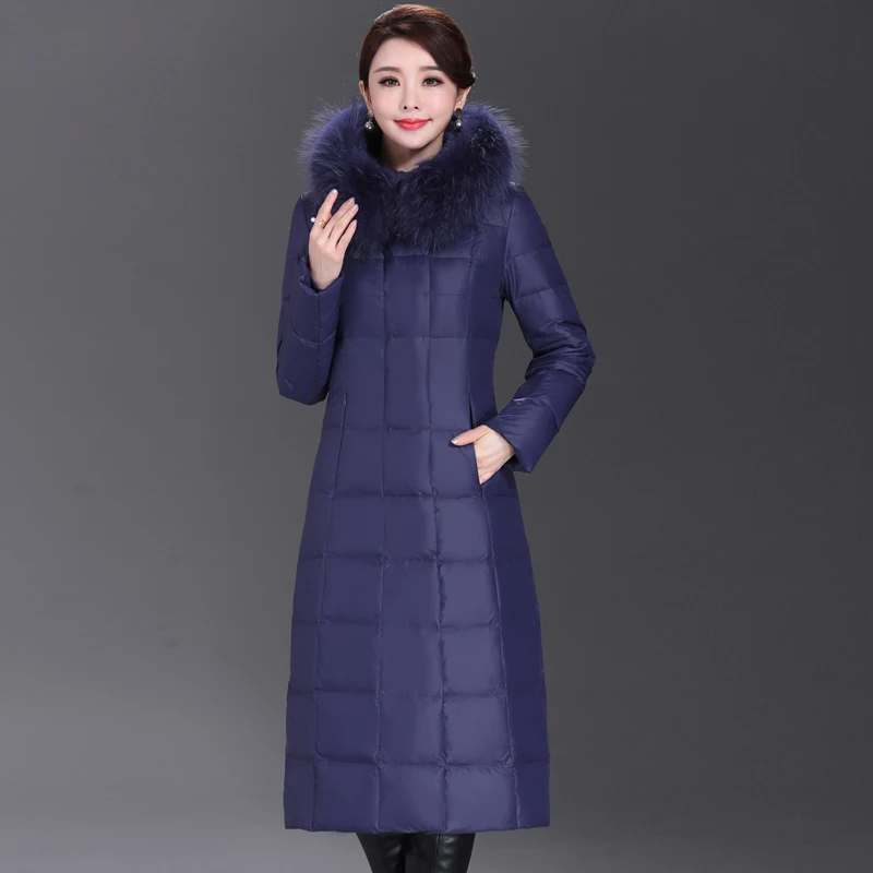 Shengyu Boya Over-The-Knee Long down Jacket for Middle-Aged and Elderly Ladieswears, Women's Jacket, Thickened Slimming Outerwear, New - Image 2