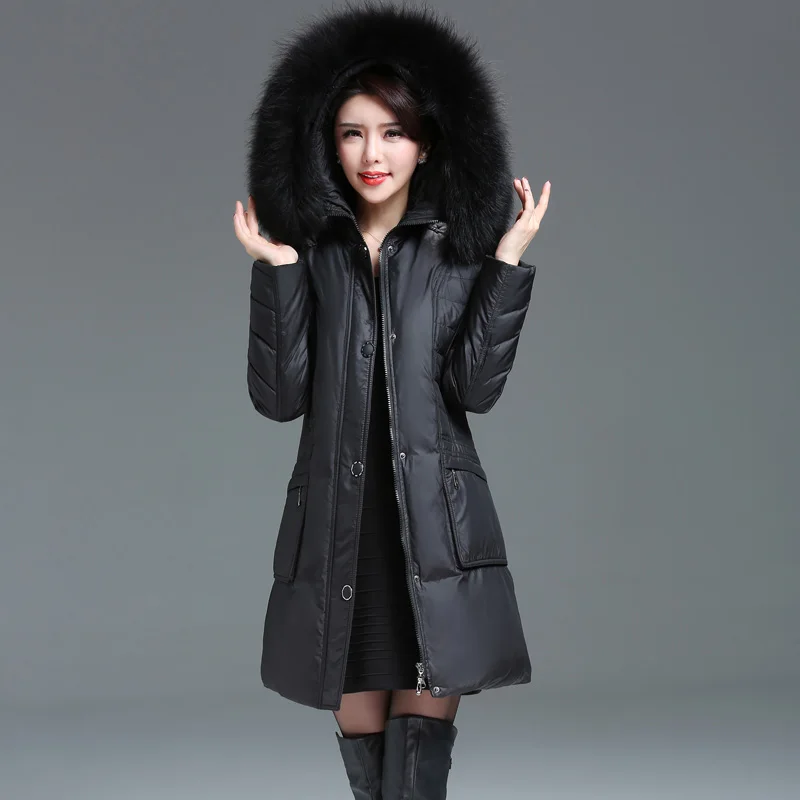 Shengyu Boya New down Jacket for Middle-Aged and Elderly Women Plus Fat Plus Size Mid-Length Plus Size Mother's Jacket New Style - Image 6